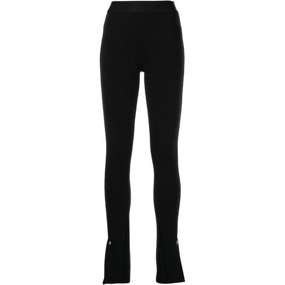 RTA Maelee Leather Pants in Black Small New Womens Split Cuff Trousers - Picture 11 of 16